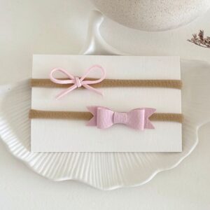 mini-pentljici-komplet-dveh-trakcev-modna-princesa-svetlo-roza