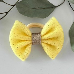 gumica-za-cop-manjsi-cop-gumica-s-pentljo-rumena-modna-princesa